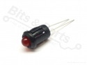 LED fitting/armatuur  5mm kunststof zwart
